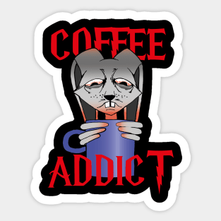 Coffee addict Sticker